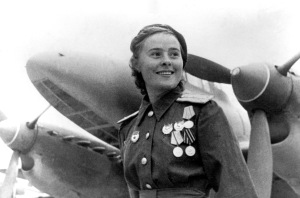 The female pilot Mariya Dolina.