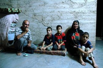 A Palestinian family in Yanoon, a city near Nablus (2004)